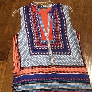 Sleeveless tank bright colors